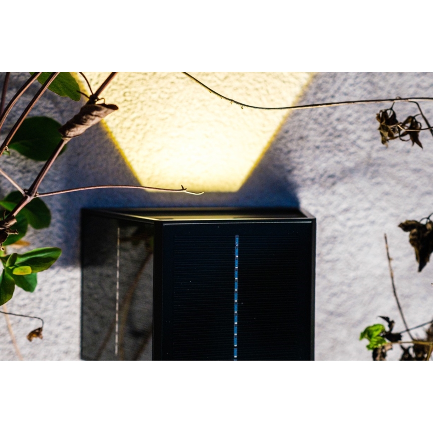 Brilagi - LED Solárne nástenné svietidlo SOLAR CUBE LED/2W/3,2V 1300 mAh IP54