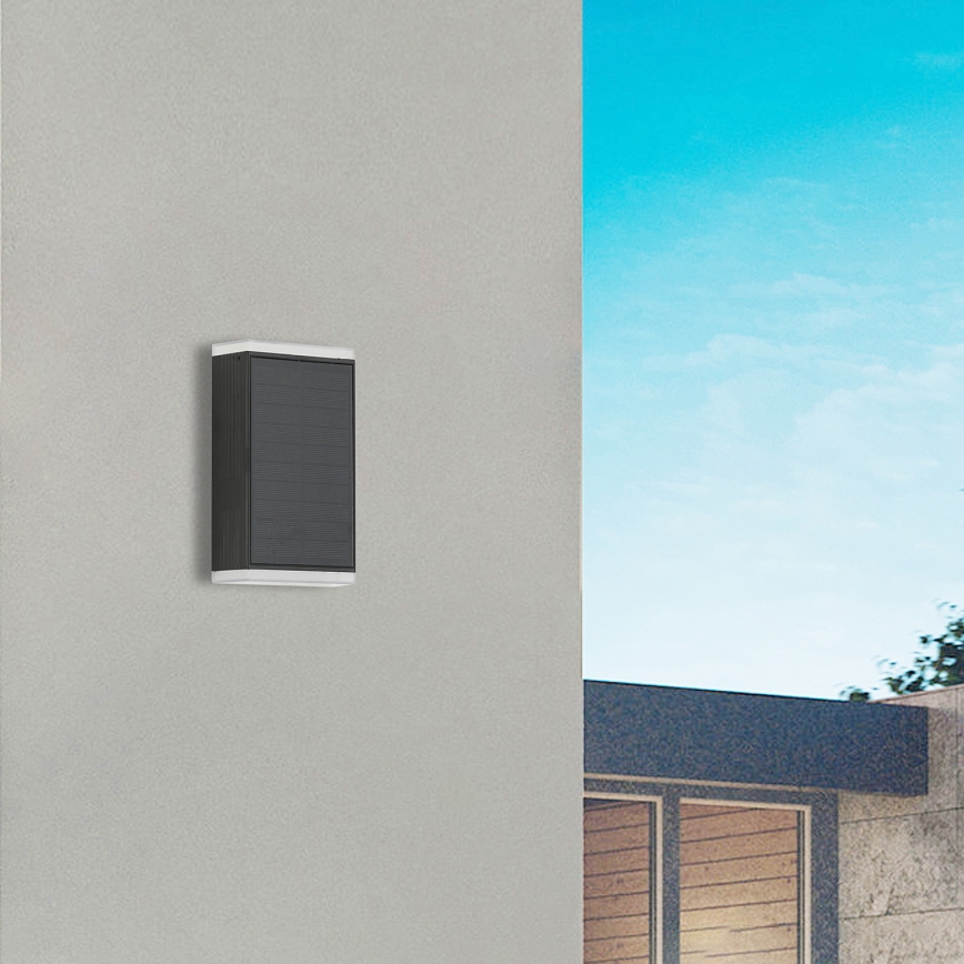 Brilagi - LED solárne nástenné svietidlo SUN GUARD LED/2W/3,7V 2000 mAh IP45