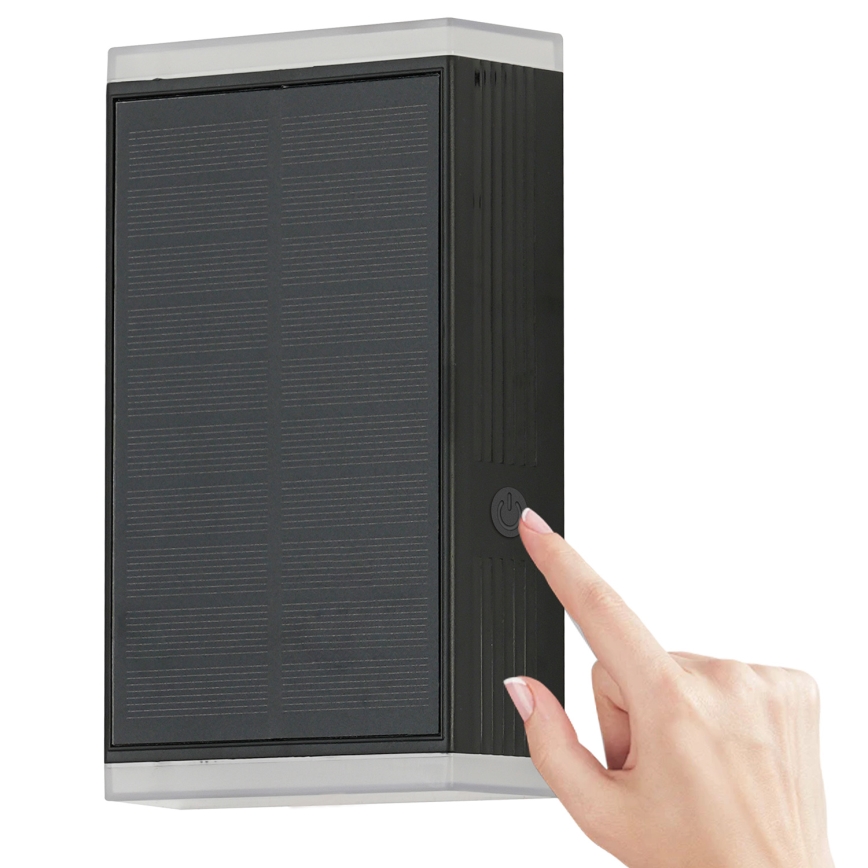 Brilagi - LED solárne nástenné svietidlo SUN GUARD LED/2W/3,7V 2000 mAh IP45