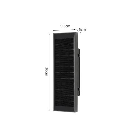 Brilagi - LED stmievateľné solárne nástenné svietidlo SUN LED/2,5W/230V 30 cm 2000 mAh IP44