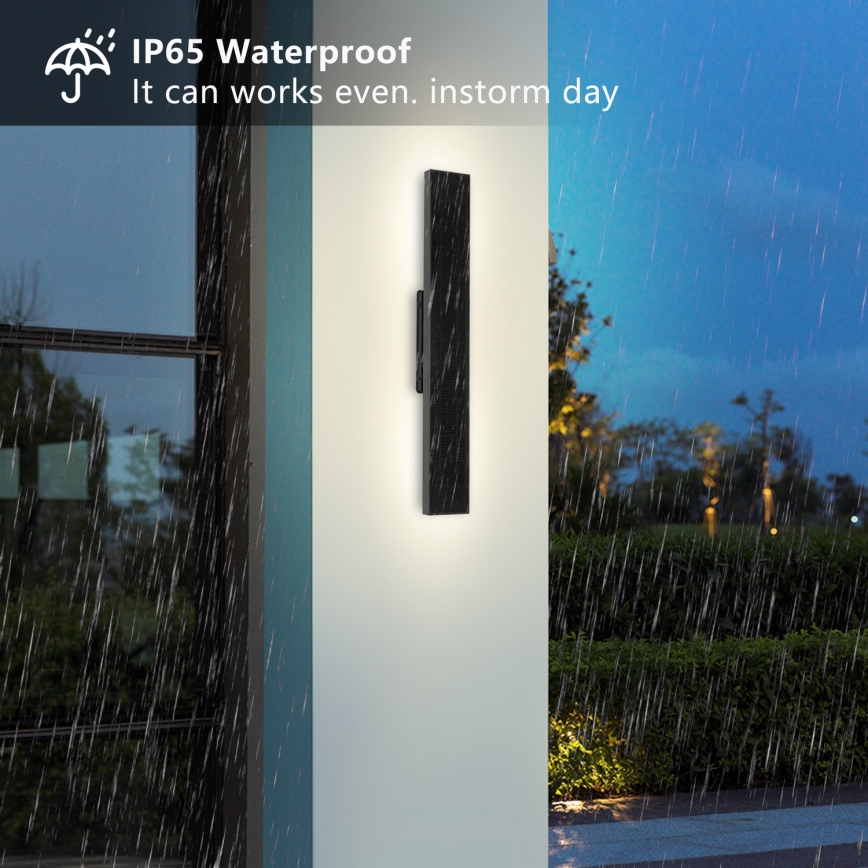 Brilagi - LED stmievateľné solárne nástenné svietidlo SUN LED/4W/230V 60 cm 4000 mAh IP44