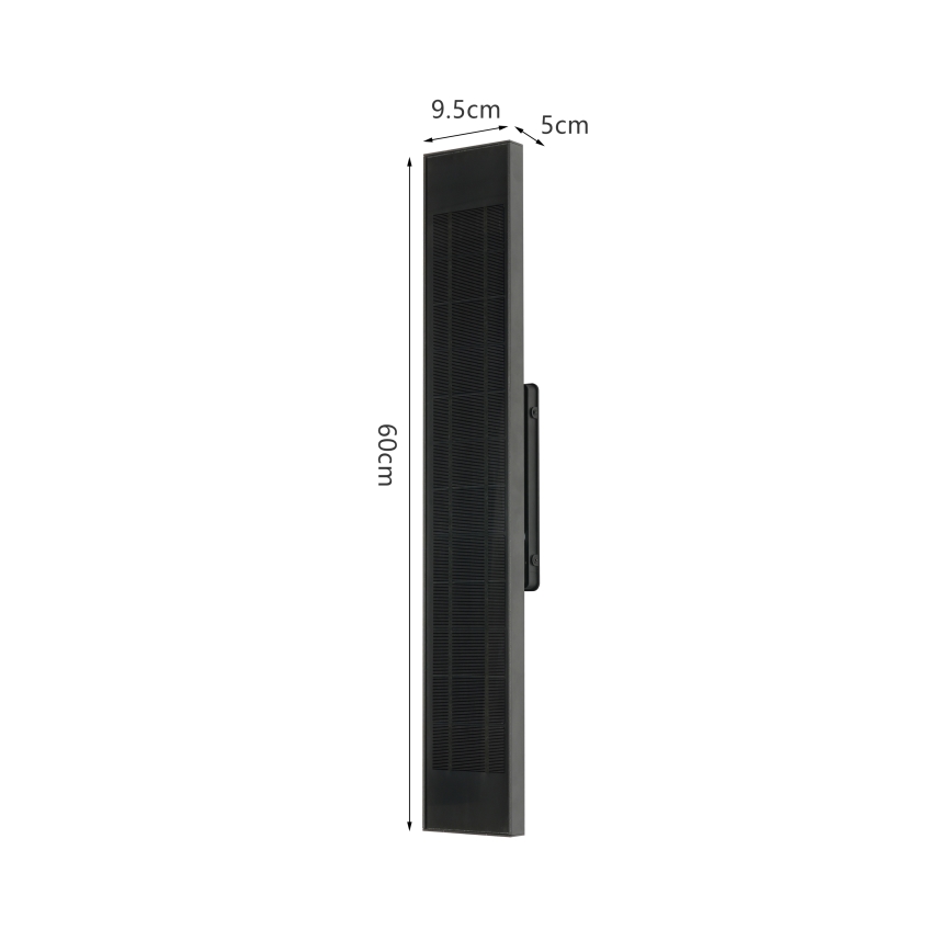 Brilagi - LED Stmievateľné solárne nástenné svietidlo SUN LED/4W/3,7V  60 cm 4000 mAh IP44