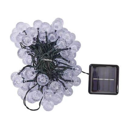 BRILAGI - LED solárny dekoratívny reťazec BUBBLE 200xLED/8 funkcií 20 m IP65 teplá biela 800 mAh