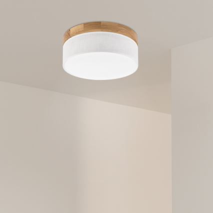 Brilagi - LED Стельове світло BELLADONNA LED/20W/230V діам. 30 см біле/дуб
