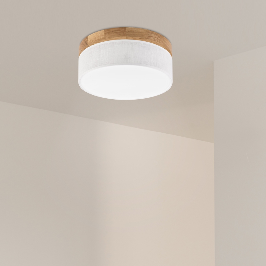 Brilagi - LED Стельове світло BELLADONNA LED/20W/230V діам. 30 см біле/дуб