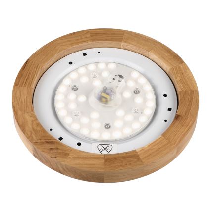 Brilagi - LED Стельове світло BELLADONNA LED/20W/230V діам. 30 см біле/дуб
