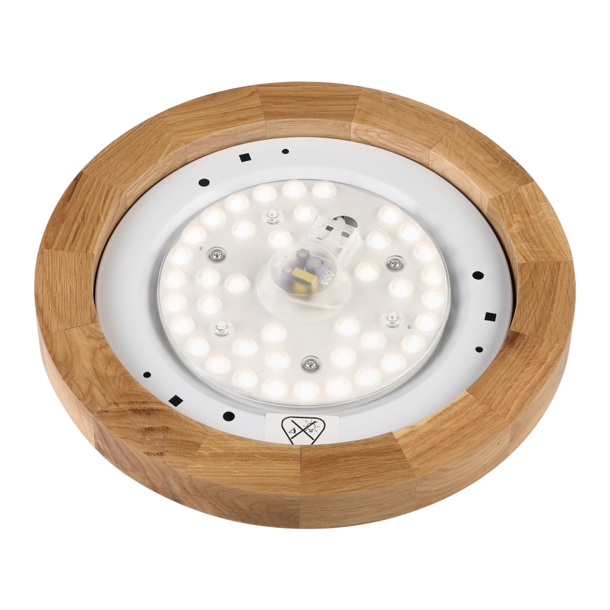 Brilagi - LED Стельове світло BELLADONNA LED/20W/230V діам. 30 см біле/дуб