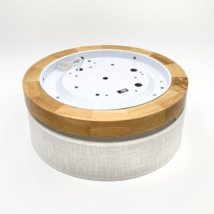 Brilagi - LED Стельове світло BELLADONNA LED/20W/230V діам. 30 см біле/дуб