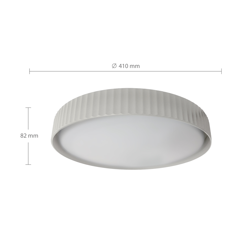 Brilagi - LED stmievateľné stropné svietidlo LUCIA LED/48W/230V 3000-6500K priemer 41 cm biela + diaľkové ovládanie