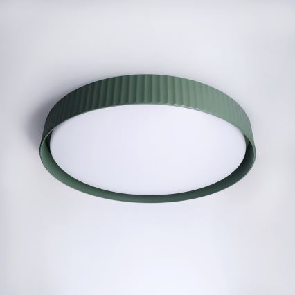 Brilagi - LED stmievateľné stropné svietidlo LUCIA LED/60W/230V 3000-6500K pr. 59 cm zelené + diaľkové ovládanie