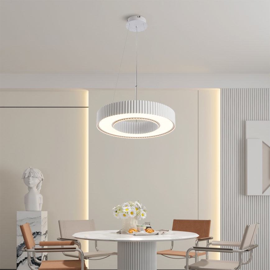 Brilagi - LED stmievateľný luster na lanku LUMIX LED/48W/230V 3000-6000K biela pr. 50 cm + diaľkové ovládanie