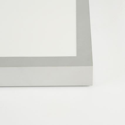 Brilagi - LED Stmievateľné kúpeľňové stropné svietidlo FRAME SMART LED/50W/230V 120x30 cm 3000-6000K IP44 strieborná + diaľkové ovládanie