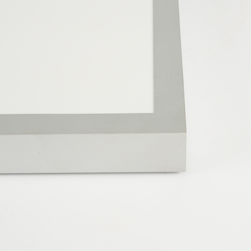 Brilagi - LED Stmievateľné kúpeľňové stropné svietidlo FRAME SMART LED/50W/230V 120x30 cm 3000-6000K IP44 strieborná + diaľkové ovládanie