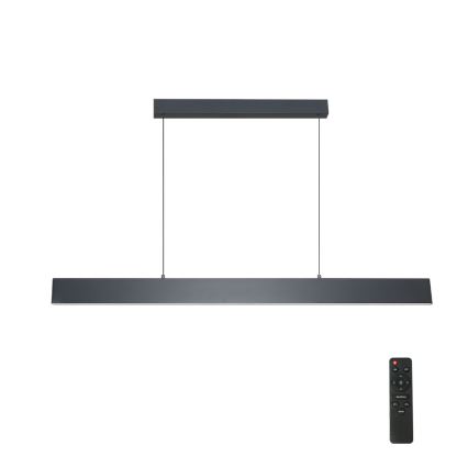 Brilagi - LED Stmievateľný luster na lanku SLIMLINE LED/40W/230V 3000-6000K antracit + diaľkové ovládanie