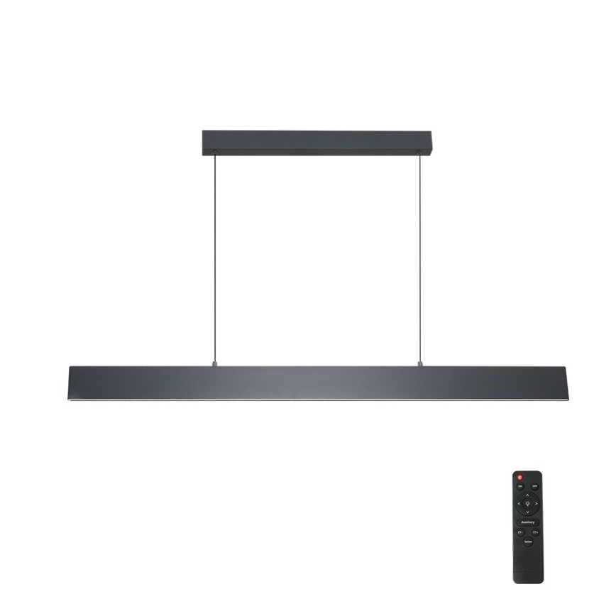 Brilagi - LED Stmievateľný luster na lanku SLIMLINE LED/40W/230V 3000-6000K antracit + diaľkové ovládanie