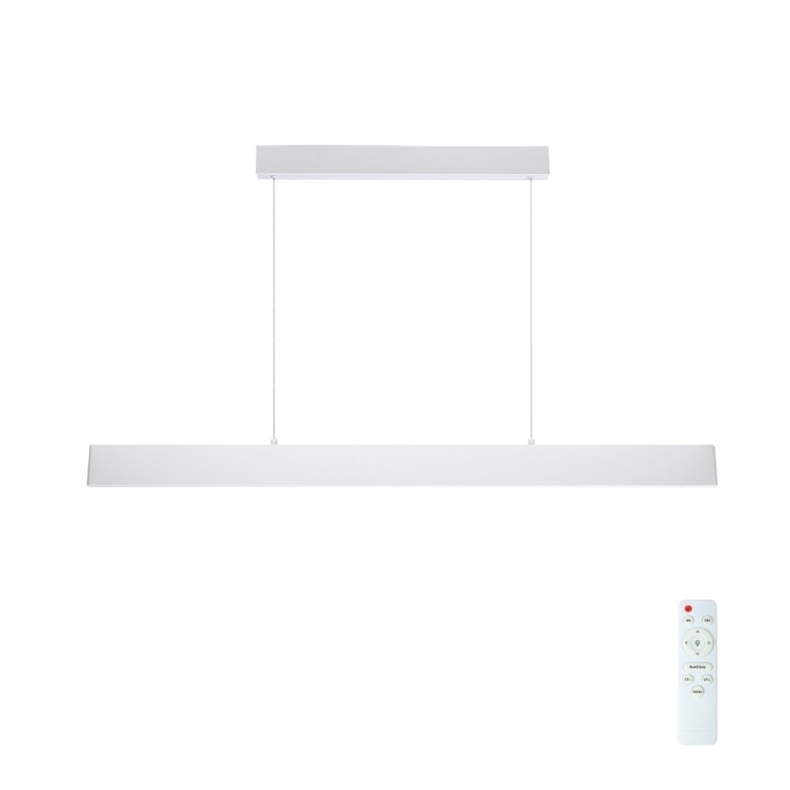 Brilagi - LED Stmievateľný luster na lanku SLIMLINE LED/40W/230V 3000-6000K biela + diaľkové ovládanie