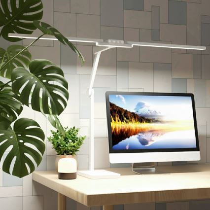 Brilagi - LED stmievateľná dotyková stolová lampa VARIO LED/24W/230V 3000-6500K CRI 92 biela