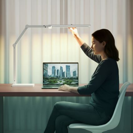 Brilagi - LED stmievateľná dotyková stolová lampa VARIO LED/24W/230V 3000-6500K CRI 92 biela