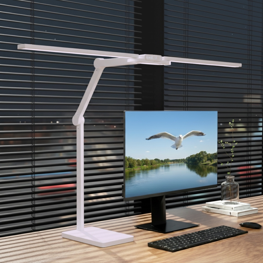 Brilagi - LED stmievateľná dotyková stolová lampa VARIO LED/24W/230V 3000-6500K CRI 92 biela