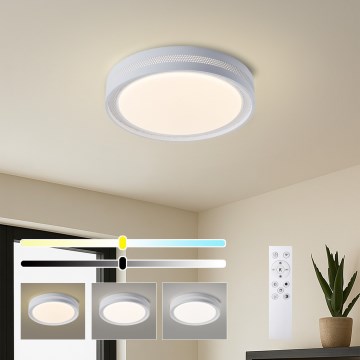 Brilagi - LED Stmievané stropné svietidlo KREON LED/54W/230V 3000-6000K biela pr. 38 cm + diaľkové ovládanie
