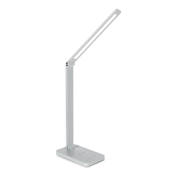 Brilagi - LED stmievateľná dotyková stolná lampa s bezdrôtovým nabíjaním QI MODO CHARGE LED/7W/5V 3000/4000/6000K biela