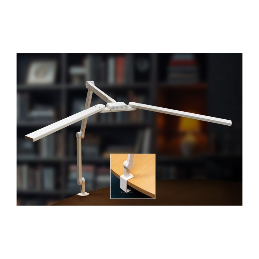 Brilagi - LED Stmievateľná dotyková flexibilná stolná lampa VARIO LED/24W/230V 3000-6500K CRI 92 biela