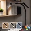 BRILAGI - LED stmievateľná dotyková stolová lampa so svorkou VARIO LED/24W/230V 3000-6500K CRI 92 čierna