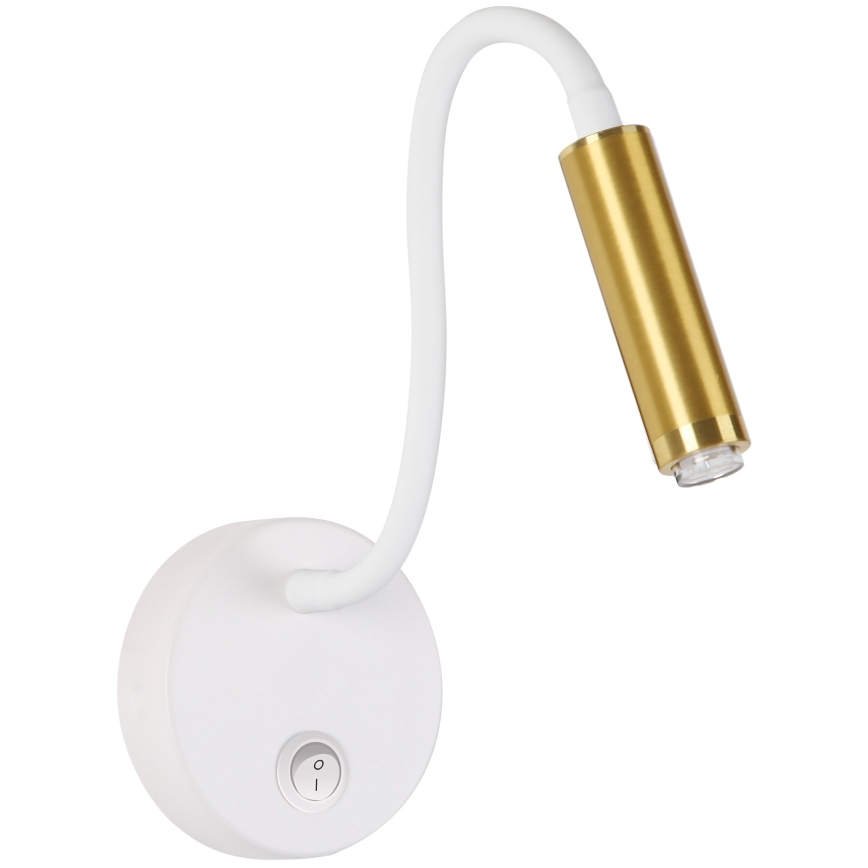 Brilagi - LED Stmievateľná flexibilná nástenná lampa MAYA 1xG9/4W/230V biela/zlatá 2700-6500K Wi-Fi Tuya