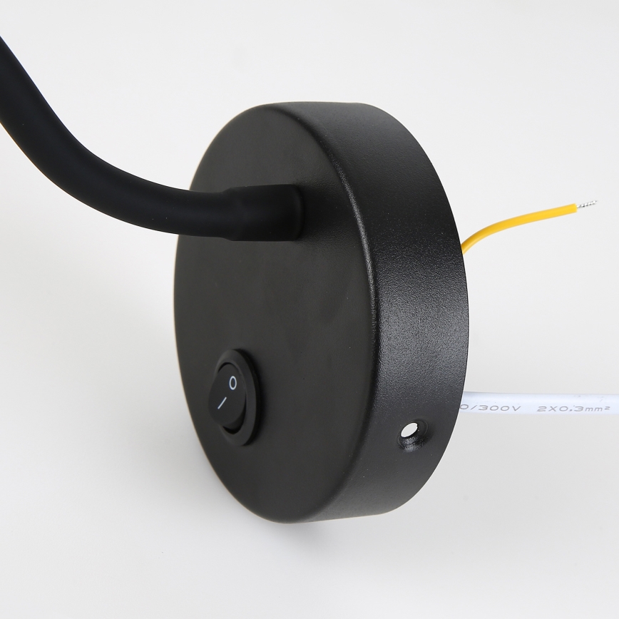 Brilagi - LED Stmievateľná flexibilná nástenná lampa MAYA 1xG9/4W/230V čierna 2700-6500K Wi-Fi Tuya
