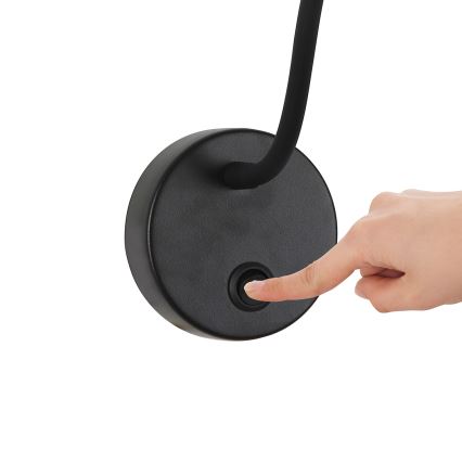 Brilagi - LED Stmievateľná flexibilná nástenná lampa MAYA 1xG9/4W/230V čierna 2700-6500K Wi-Fi Tuya
