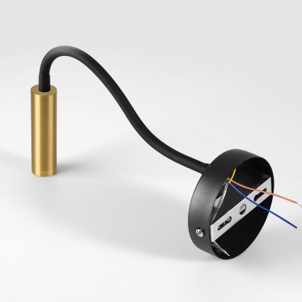 Brilagi - LED Stmievateľná flexibilná nástenná lampa MAYA 1xG9/4W/230V čierna/zlatá 2700-6500K Wi-Fi Tuya