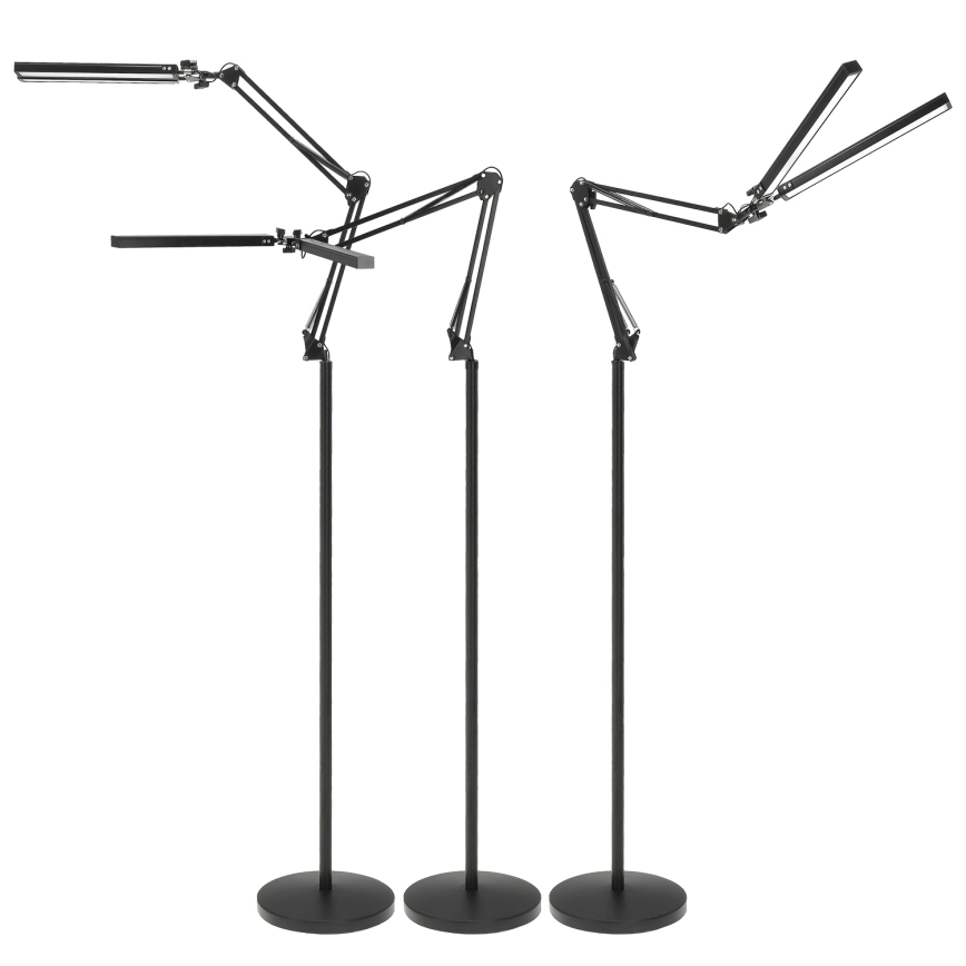 BRILAGI - LED stmievateľná flexibilná stojacia lampa VARIO LED/14W/230V 3000-6000K 157 cm čierna