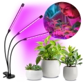 BRILAGI - LED Stmievateľná flexibilná stolná lampa s klipom na pestovanie rastlín VITABLOOM 3xLED/10W/230V čierna
