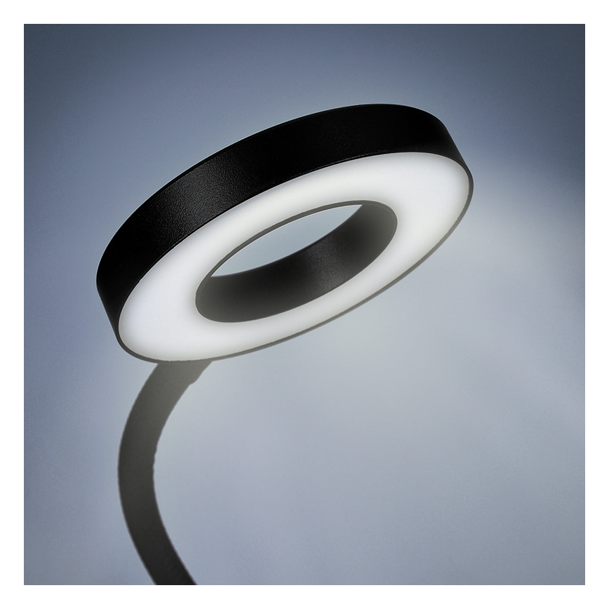 Brilagi -LED Stmievateľná lampa s klipom ORBELA LED/8W/230V 3000/4000/5000K čierna