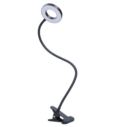 Brilagi -LED Stmievateľná lampa s klipom ORBELA LED/8W/5V 3000/4000/5000K čierna