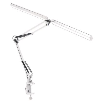 Brilagi - LED Stmievateľná flexibilná stolná lampa VARIO 2xLED/14W/230V 3000-6000K biela