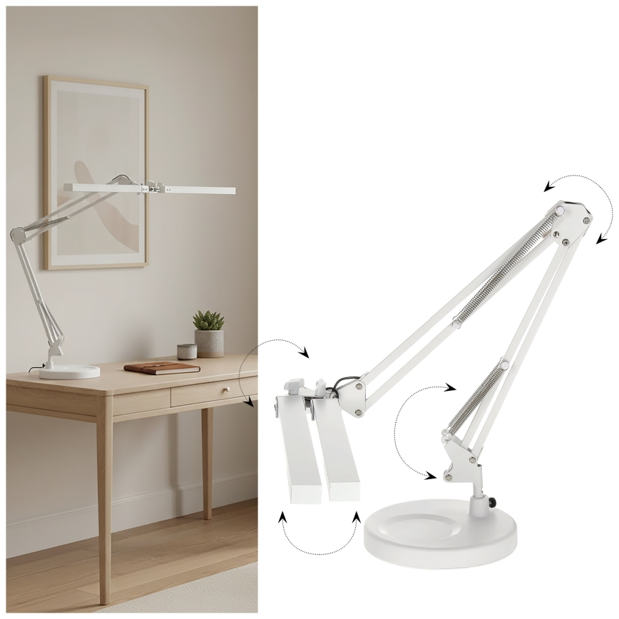 Brilagi - LED stmievateľná stolná lampa VARIO LED/15W/230V 3000-6000K biela