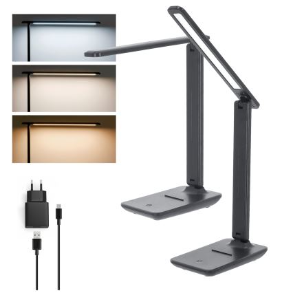 Brilagi - LED stmievateľná stolná lampa VARIO LED/7W/230V 3000/4000/6500K antracit