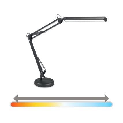 Brilagi - LED stmievateľná stolová lampa 2v1 USB VARIO LED/14W/5V 3000-6000K čierna