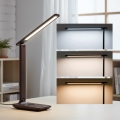 Brilagi - LED Stmievateľná stolová lampa MODO LED/7W/230V 3000/4000/6500K hnedá