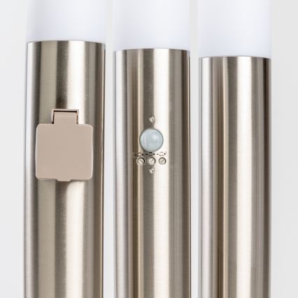 BRILAGI - LED stmievateľné vonkajšie svietidlo ELIA 1xE27/6W/230V 2700-6500K IP44 Wi-Fi 50 cm matný chróm
