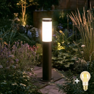 BRILAGI - LED stmievateľná vonkajšia lampa ELIA 1xE27/6W/230V 2700-6500K IP44 Wi-Fi 50 cm antracit