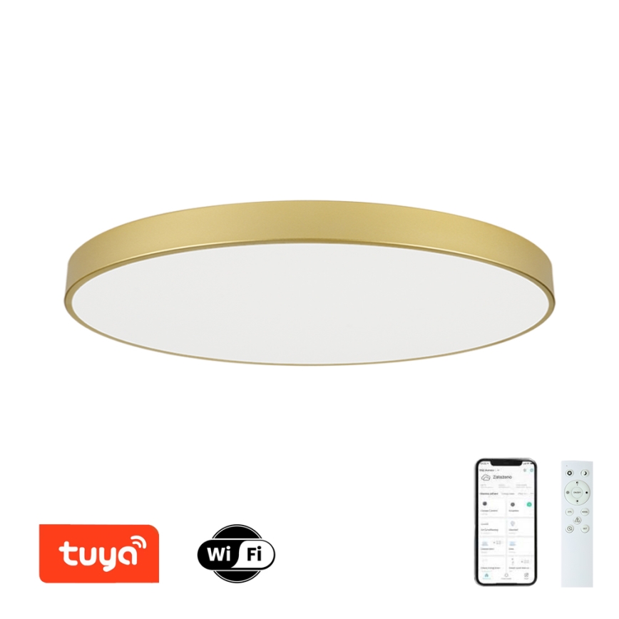 Brilagi - LED stmievateľné stropné svietidlo POOL SMART LED/180W/230V 3000-6000K 120 cm zlatá Wi-Fi Tuya + diaľkové ovládanie