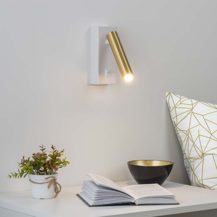 Brilagi - LED Stmievateľné bodové svietidlo MAYA 1xG9/4W/230V biela/zlatá