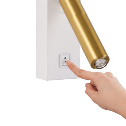 Brilagi - LED Stmievateľné bodové svietidlo MAYA 1xG9/4W/230V biela/zlatá