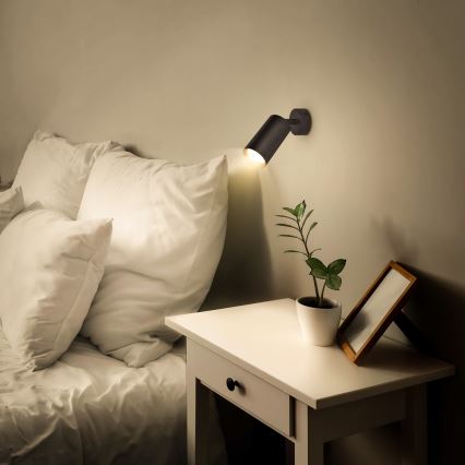 Brilagi - LED RGBW stlmiteľné bodové svietidlo SELE 1xGU10/4,8W/230V 3000K čierna/zlatá + diaľkové ovládanie