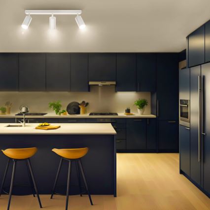 Brilagi - LED RGBW stmievateľné bodové svietidlo SELE 3xGU10/6,5W/230V 2700-6500K biela