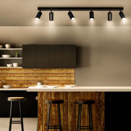 Brilagi - LED RGBW Stmievateľné bodové svietidlo SELE 6xGU10/6,5W/230V 2700-6500K čierne