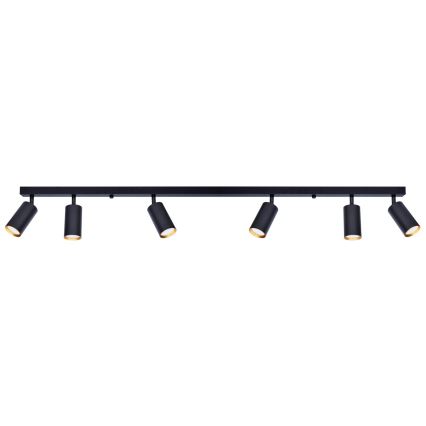 Brilagi - LED RGBW Stmievateľné bodové svietidlo SELE 6xGU10/6,5W/230V 2700-6500K čierna/zlatá