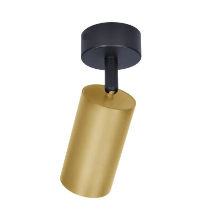 Brilagi - LED RGBW stmievateľné bodové svietidlo SELE GOLDEN 1xGU10/4,8W/230V 3000K čierna/zlatá + diaľkové ovládanie